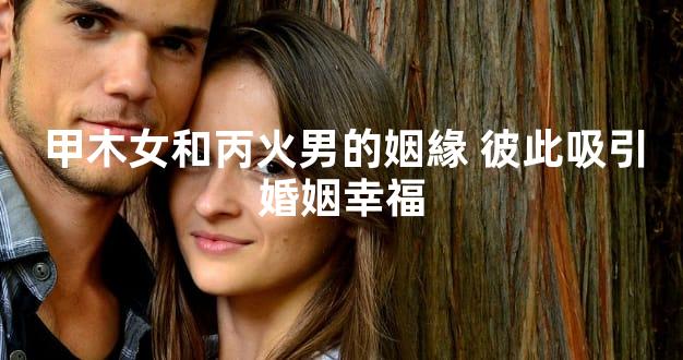 甲木女和丙火男的姻緣 彼此吸引婚姻幸福
